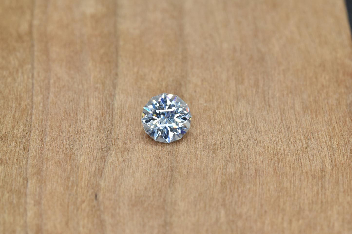 Flower Round Moissanite