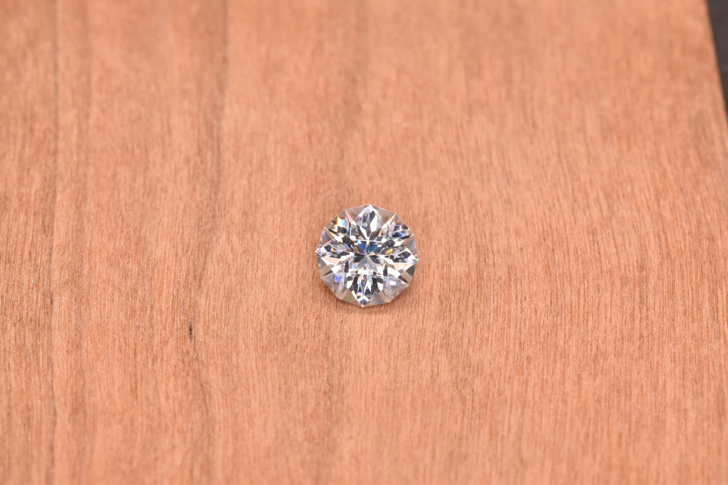 Flower Round Moissanite